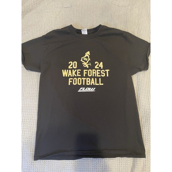 Wake Forest Football 2024 Men’s T Shirt Size Large Black - Picture 1 of 7